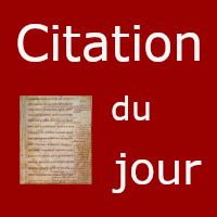 Citation du jour